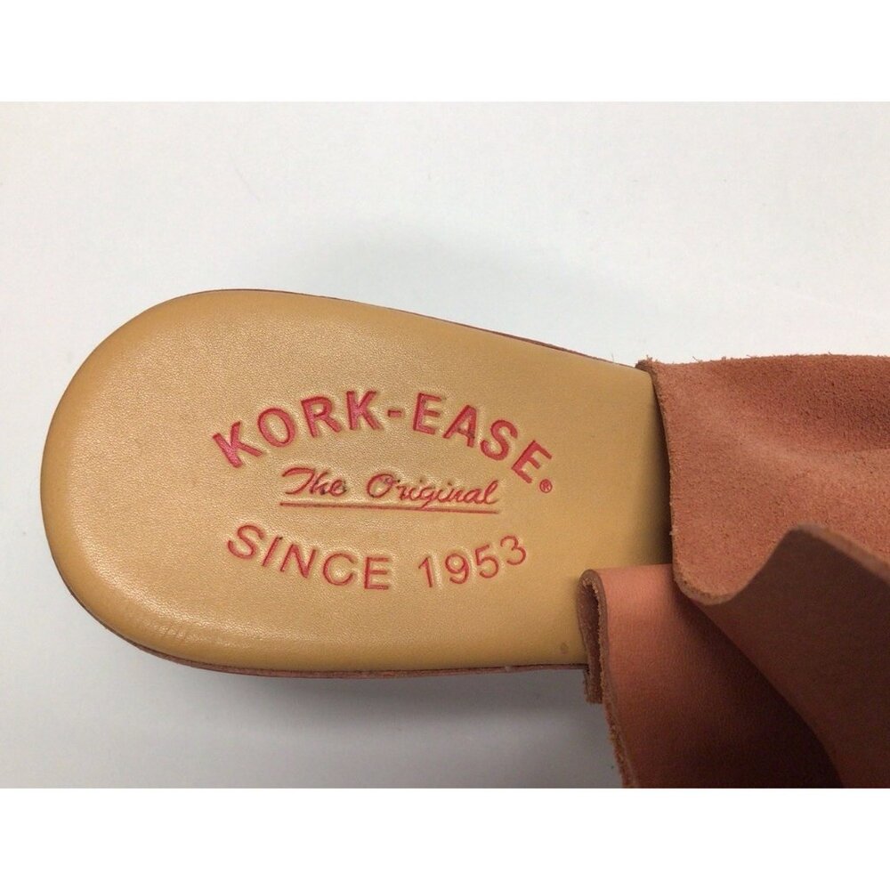 Kork-Ease Leather Slingback Platform Wedge High Heel Peep Toe Sandals Shoes - Picture 11 of 12